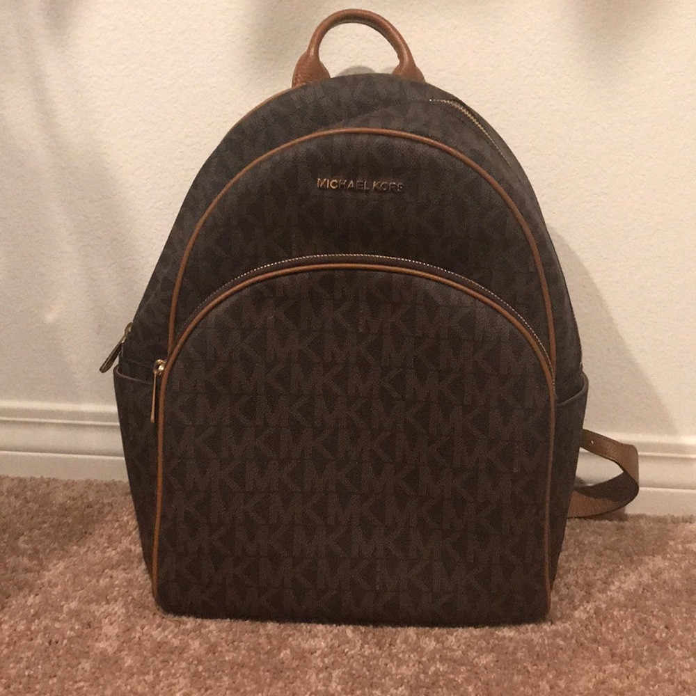 NWT - Authentic Michael Kors Abbey Large Backpack